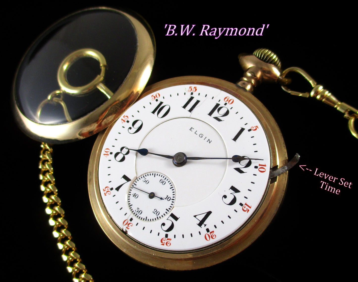 c.1907 Elgin 'B.W. Raymond' - Railroad Grade!